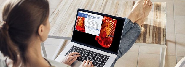 3-Reasons-why-students-like-bodyviz; Student using 3D anatomy software