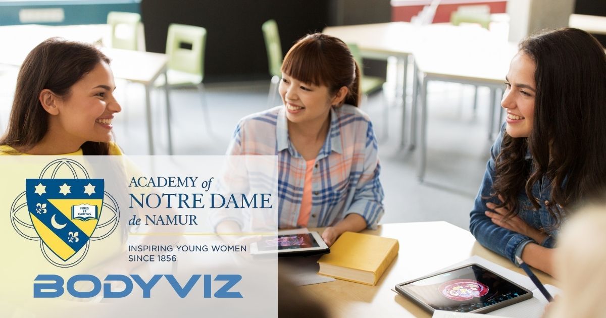 The Academy of Notre Dame de Namur using BodyViz STEM